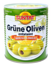 SUNTAT Grune Oliven 350G